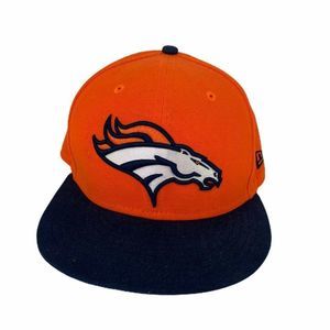 New Era Orange Denver Broncos 59Fifty 7 1/8 Hat